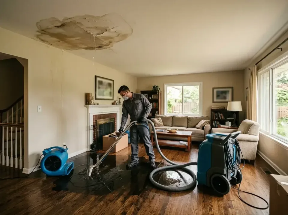 attic-pipe-burst-ceiling-drip-008 — frequently asked questions, Water Damage Restoration & Carpet Care in Madison, IN